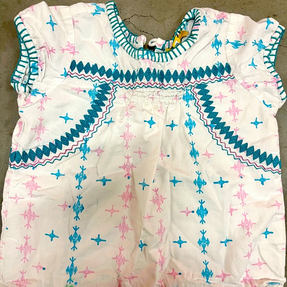 Roberta Roller Rabbit Embroidered Top